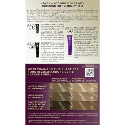 Schwarzkopf Keratin Color Permanent Hair Dye - Pearl Blonde