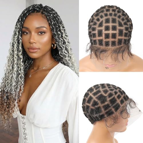 Braided Wig Cap Full Lace Black-99 | Crochet Hair Extensions Style Accessory