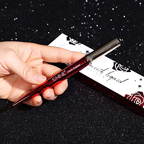 IS'MINE ISMINE Professional Matte Vegan smudge proof Eyeliner, Makeup liner Easy Liquid Pen No-Skip Eyeliner, Waterproof Formula, Long lasting Liquid Eyeliner Black