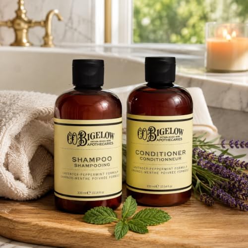 Lavender Peppermint Sulfate-Free Shampoo - 10.14 Fl Oz - Deep Cleansing & Moisturizing, Cruelty-Free Hair Wash