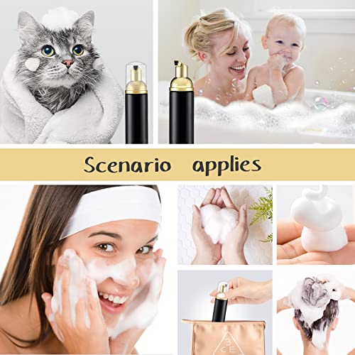 30 PCS 60ml/2oz BPA Free Empty Bottle Travel Soap Bottle, Small Spray Bottle Reusable Travel Spray Bottle Leakproof Foam Pump Bottle Easy To Carry Suitable For Shampoo Shower Gel Cosmetics