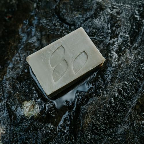 Cold-Process Clay Soap Bar with Peppermint & Lavender 4oz Pack of 2 - Alaska Glacial Essentials