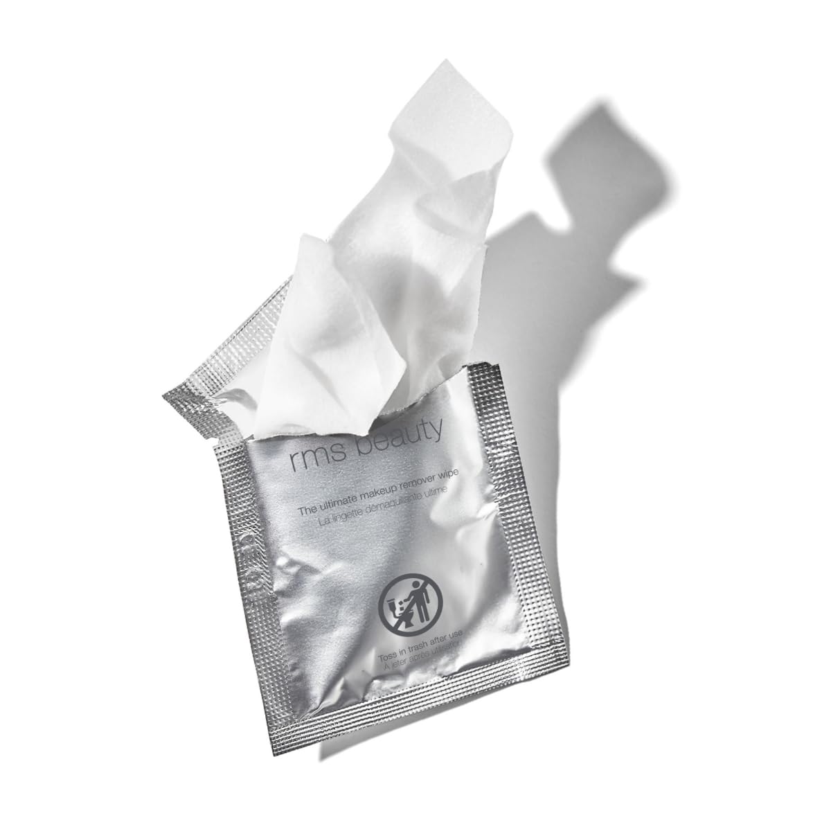 RMS Beauty Makeup Remover Wipes - Organic Coconut Oil Makeup Remover, Oil Based Makeup Remover, Face Wash & Eye Makeup Remover, Make Up Wipes for Face