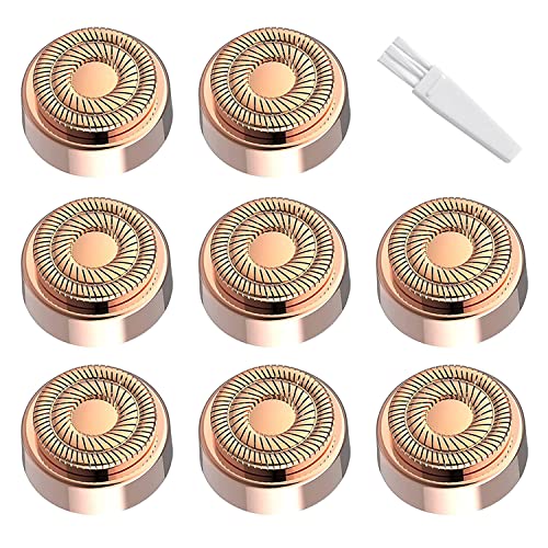 Facial Hair Remover for Women Gold Color with 8-pc Replacement Heads