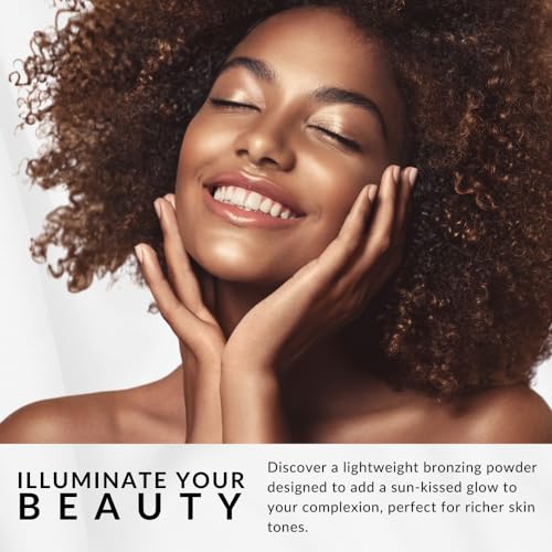 Sun-Kissed Sheer Bronzing Powder - Sand, 0.35oz, For Deep Skin Tones