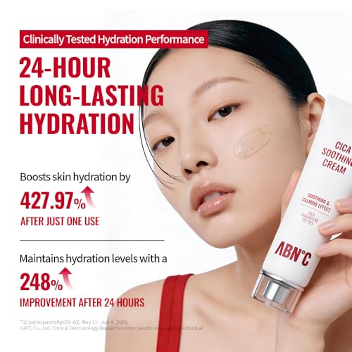 Cica Soothing Moisturizer for Sensitive Skin - Lightweight Gel Cream, 3.38 fl oz