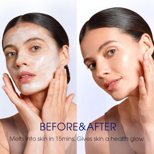 Pier Auge PDRN Mask | Douce Aura Face Mask | Overnight Face Mask for Glass Glow Skin -Glowup & Hydrating, Firming and Moisturizing | Facial Masks | No-Rinse Sleeping Mask 50ml,1.69 fl.oz