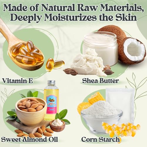 Body Butter Making Kit- Shea Butter Lotion Making Kit, DIY Crafts for Adults with Organic Shea Butter, Sweet Almond Oil, Mica Powder, Natural Whipped Body Butter Maker Skin Care Gifts for Women