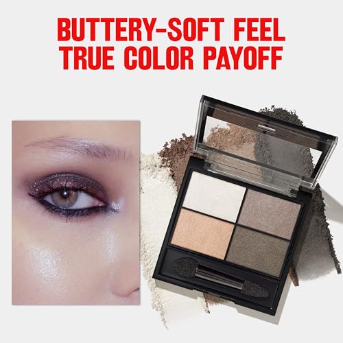 REVLON Moonlit Smokeshow Bundle as featured in Christian Siriano¡¯s NYFW show, ColorStay Eyeshadow Quad, Multiplayer Eye Pencil, Xtensionnaire Mascara, and Brow Fantasy, Pack of 4