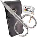 Nail Scissors - Curved Stainless Steel Manicure & Pedicure Tool - Strong & Sharp with Case - Variation: Nail Scissors