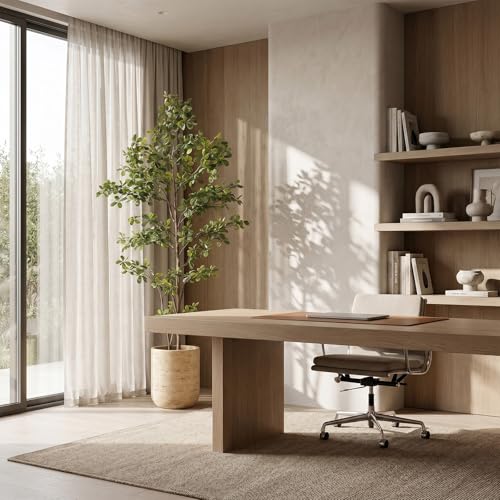 7ft Artificial Olive Tree with Realistic Trunk & Lifelike Leaves - Indoor Decor