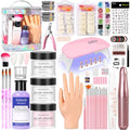 Acrylic Nail Kit 42-Piece Complete Set for Beginners with UV/LED Lamp & Drill