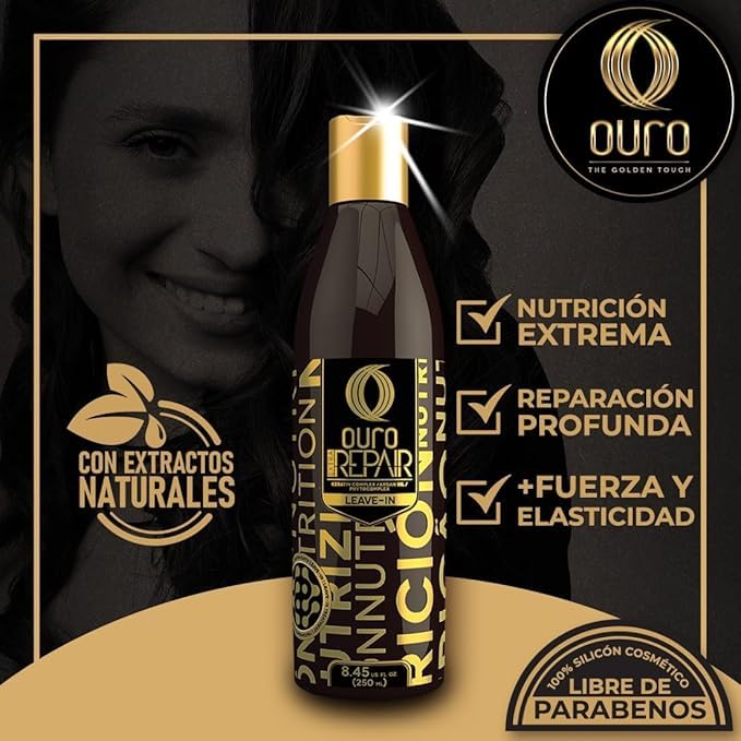 Ouro Extra Repair Hair Treatment with Argan Oil & Keratin 8.45oz