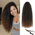 Crochet Hair 18 Inch T30 - Pre Looped Protein Fiber Curl Extensions, Pack of 8