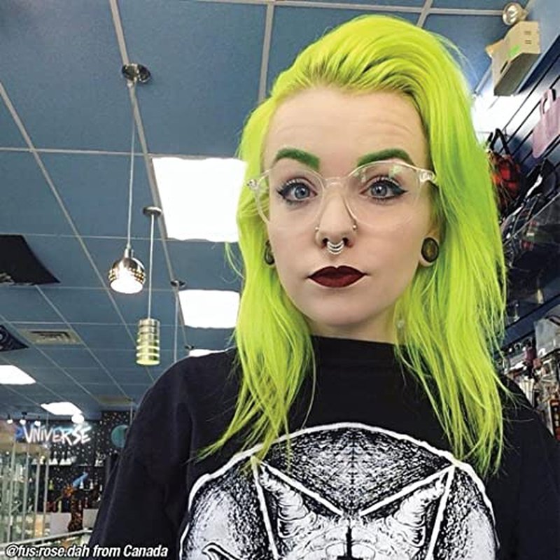 MANIC PANIC Classic Electric Banana Semi Permanent Hair Color - Bright Neon Yellow Hair Dye for Women & Men That Lasts 4-6 Weeks - Vegan, Ammonia & Cruelty-Free - Create & Mix Custom Shades (4oz/2pk)