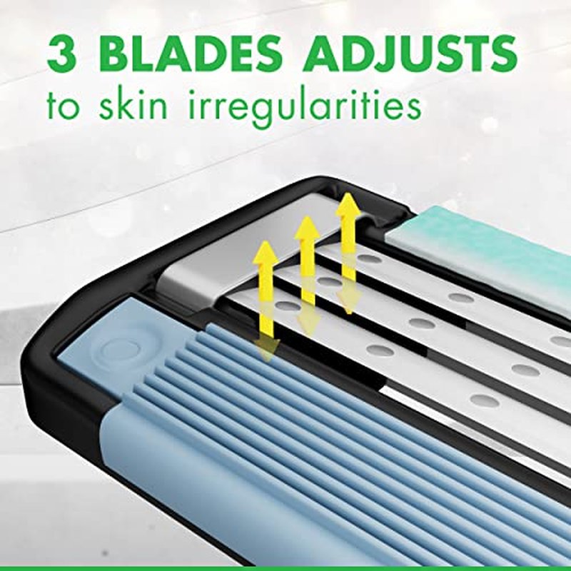 Gillette Mach3 Sensitive Razors for Men, Men¡¯s Disposable Razors, Pivoting Head for Close and Comfortable Shave, 10 Count