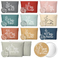 Employee Appreciation Gifts Set - Botanical Vintage Theme, 60 Pcs