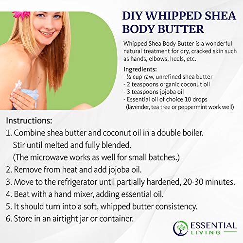 Unrefined Shea Butter - Organic Body Lotion, Soap & Hair Conditioner 16oz
