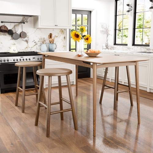 Clear 5x8 Foot Waterproof Non Slip Floor Mat for Dining & Kitchen