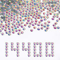 NCB 14400pcs Hotfix Crystal Rhinestones for Clothes Crafts, Hot Fix Bulk Flatback Crystals, Iron on Hotfix for DIY Decoration 100 Gross (Crystal AB, ss20/14400pcs)