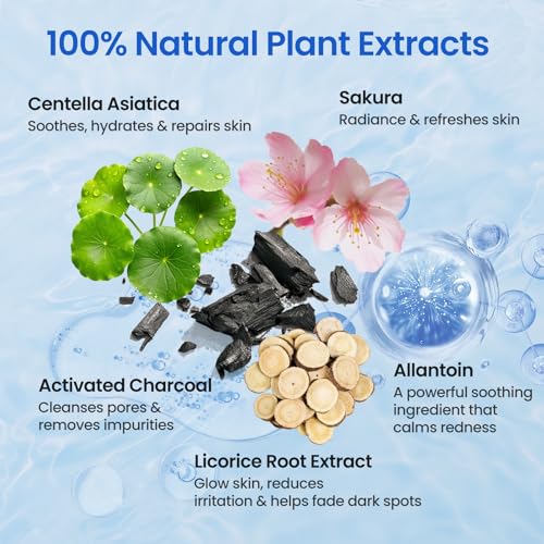36 Pack Hydrating Face Mask Set with Centella Asiatica - Soothing & Moisturizing