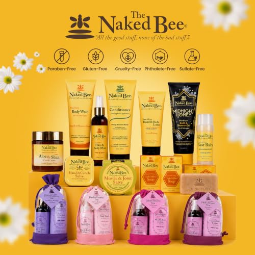 The Naked Bee Nag Champa Sandalwood & Indian Massala Body Lotion 8oz - Nourishing, Hypoallergenic Moisturizer