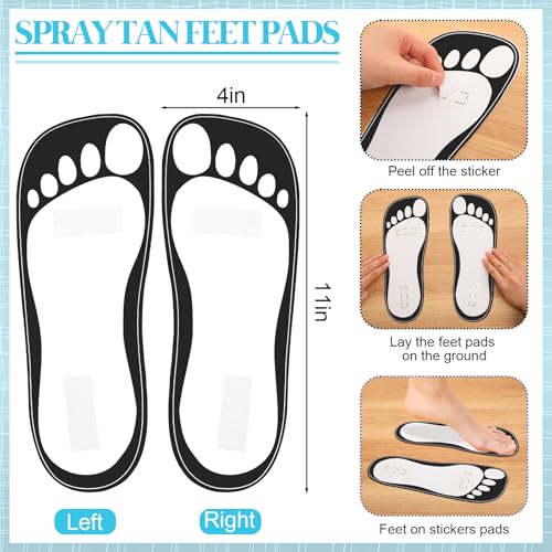 Chicingyou Black Disposable Spray Tan Accessories Kit - 125 pcs, Salon & Home Use