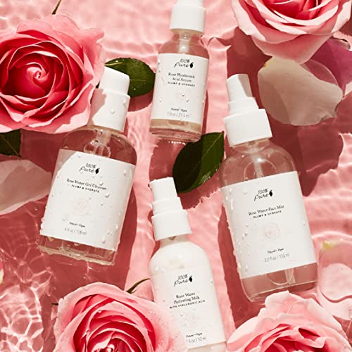 Rose Water Hydrating Facial Mist with Hyaluronic Acid & Squalane - 1.7 oz