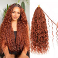 24 Inch Goddess Box Braids Hair Extensions - Protein Fiber 350# / 8 Pack