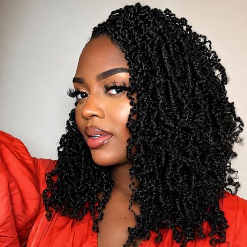 8 Packs Yanky Twist Crochet Hair for Black Women 10 Inch - Natural & Protective Style