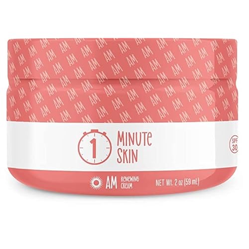 AM Collagen Eye and Face Cream w/Zinc Oxide Sunscreen - Anti-Aging Lift - First All Natural Recipe to aid Glow, Renewal & Moisturize - Advanced Beauty Serum - 2 Oz (59 ml)