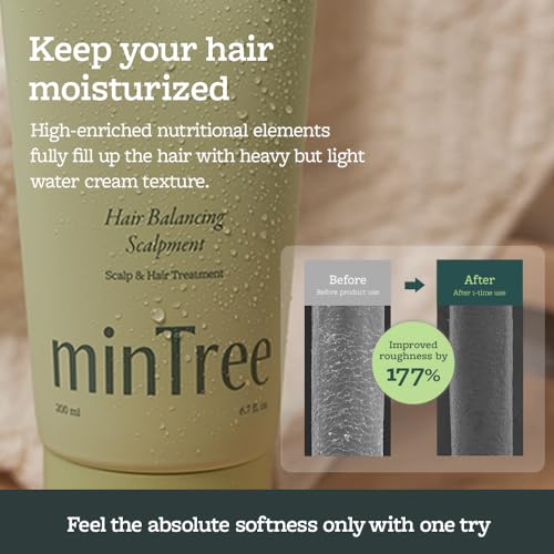 Mintree Hair & Scalp Treatment 200ml - Soothing Hair Mask for Hair Loss & Sensitive Scalp