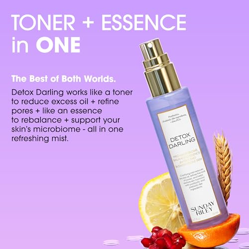 Sunday Riley Detox Darling Balancing Essence Mist for Oily and Blemish-Prone Skin
