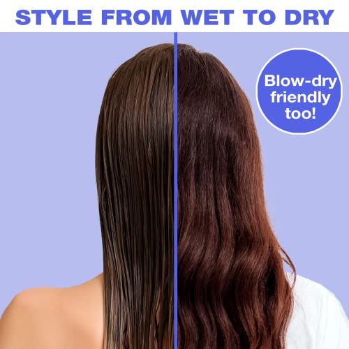 Wet Brush Speed Dry Hair Brush - Sea Shells - Vented Design and Ultra Soft HeatFlex Bristles Are Blow Dry Safe With Ergonomic Handle Manages Tangle and Uncontrollable Hair - Pain-Free