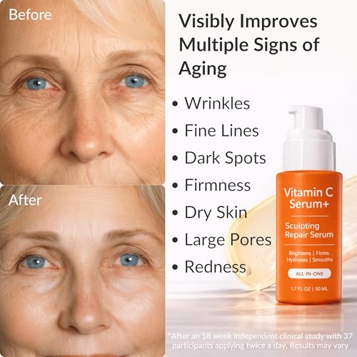 LeVaye Vitamin C Serum for Face Anti-Aging Brightening & Wrinkle Reduction