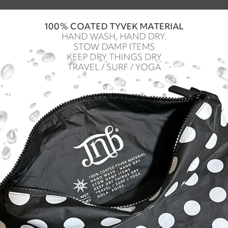 100% Coated Tyvek Material, Beach Pouch, Waterproof Pouch for Beach, Makeup Pouch, Wet Dry Bag,Clutch
