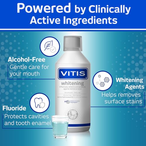Whitening Mouthwash for Teeth Brightening & Enamel Protection 500ml