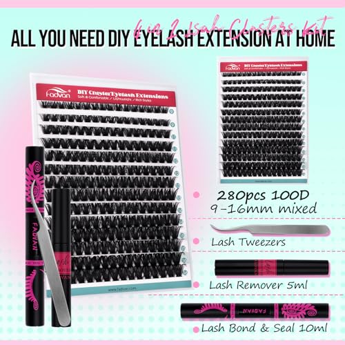 Star-Shaped Glueless Lashes Clusters for Halloween False Eyelashes Natural Look No Glue Needed