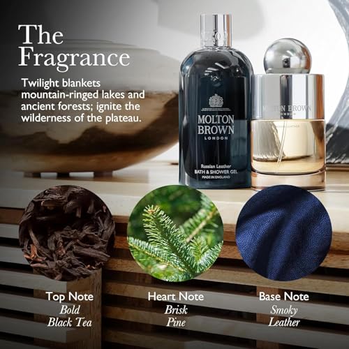Molton Brown Dark Leather Body Wash 10 fl. oz.