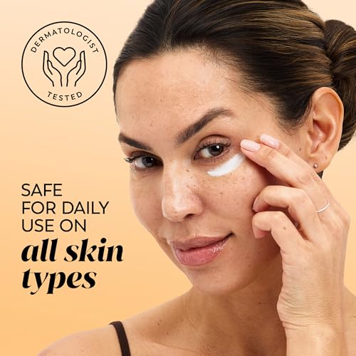 Olay Brightening Vitamin C Eye Cream 0.5 Fl Oz - Hydrating Under Eye Treatment for Dark Circles & Dull Skin