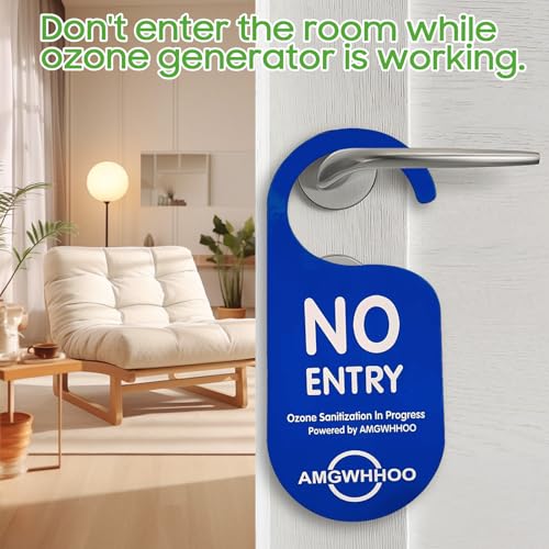 Amgwhhoo Blue 200,000mg/h High Capacity Ozone Generator for Odor Removal, Air Purifier for Home, Car & Basement