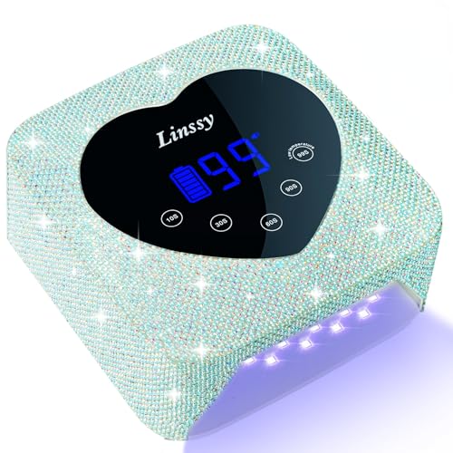 Cordless UV LED Nail Lamp with 72W Power and Blue Variation - Gel Nail Dryer with 5 Timers