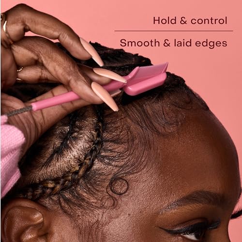SheaMoisture Define&Shine Edge Gel + Flaxseed Coconut&Hibiscus Holds and Controls Edges All Day Infused With Glycerin,Coconut Oil and an Invigorating Sweet Scent Paraben-Free Hair 3.5 OZ,(Pack of 2)