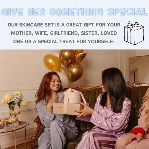 Milk Skincare Gift Set for Teens 10-12 - 7pc Kit with Eye & Face Cream, Sunscreen, Travel Wash Bag