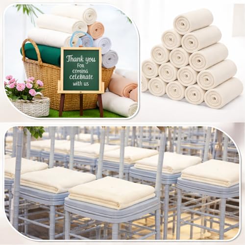 Cream White Fleece Throw Blankets Bulk Pack 24 pcs 50x60 Inches