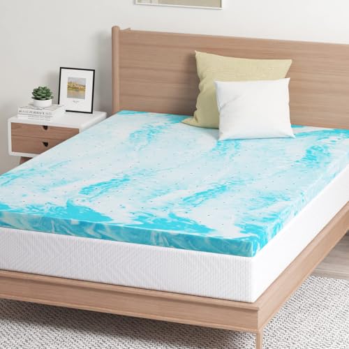 3 Inch Gel Memory Foam Mattress Topper California King Pressure Relief