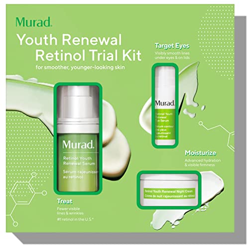 Murad Retinal Trial Kit - Lift and Resculpt with Retinal 2-Piece Trial Kit ($73 Value) - Anti-Aging Set Encapsulated Retinal - Retinal Serum 0.5Fl Oz, Retinal Eye Cream 0.11Fl Oz