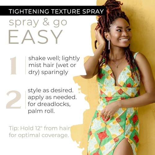 Dollylocks Sea Salt Texture Spray with Peruvian Lime & Coconut – Vegan, Residue-Free 8oz