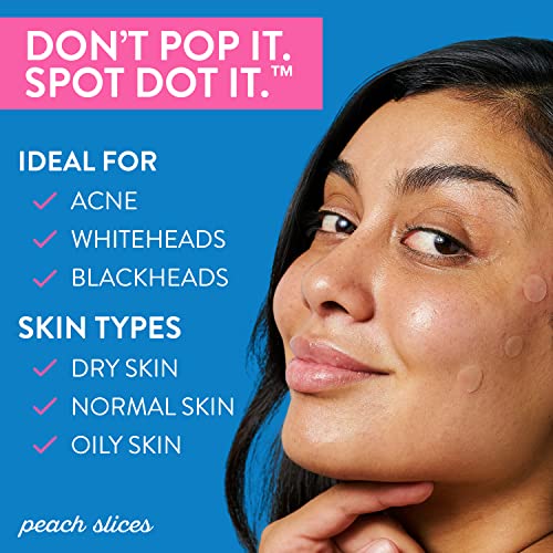 Peach Slices Acne Spot Dots - Microdart Patches for Blemish & Dark Spot Treatment