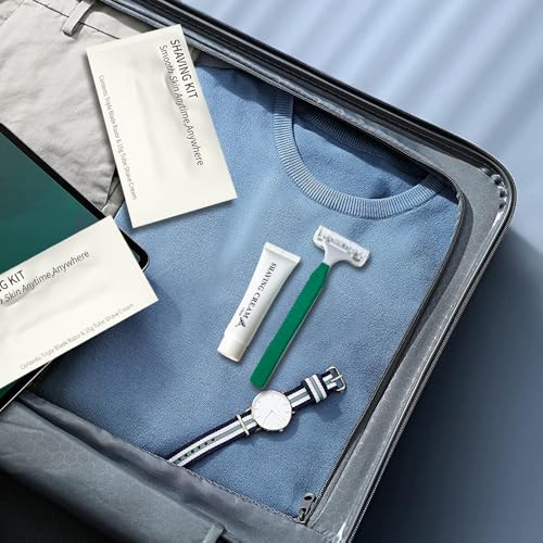 Bulk 50 Pack Disposable Razors with Shaving Cream - Travel & Hotel Kit